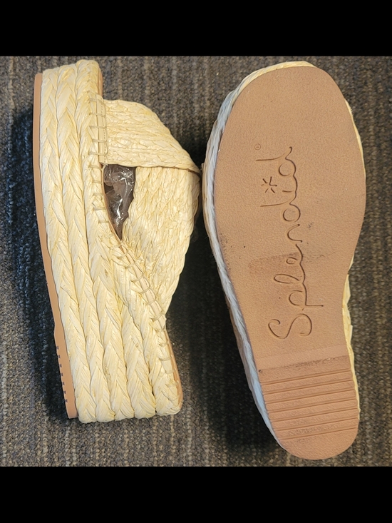 Splendid Cream Braided Slide Sandals - Picture 2 of 3